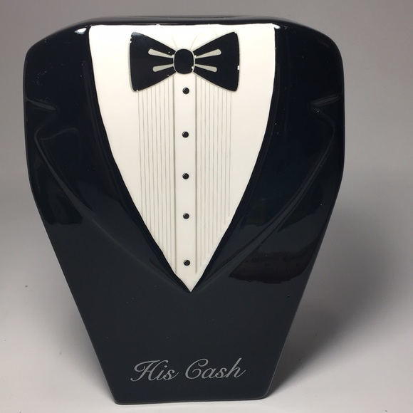 Bride and groom banks coin set - Picture 2 of 7